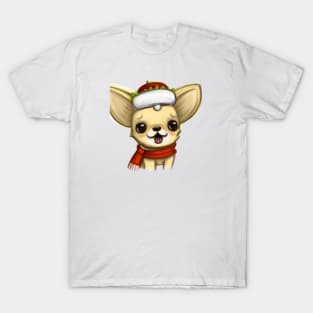 Cute Chihuahua Drawing T-Shirt